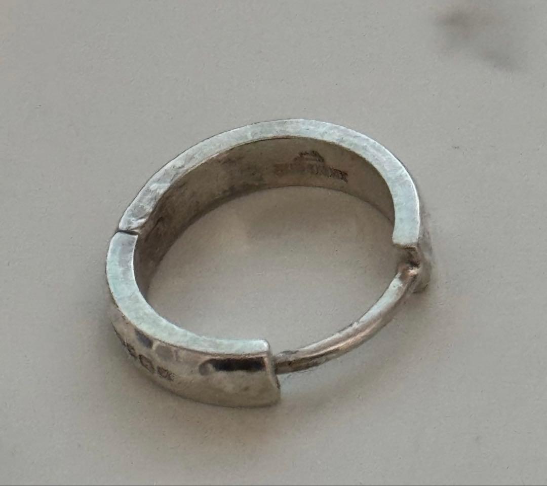 BUNNEY バニー フープピアス シルバー 925 ホールマーク