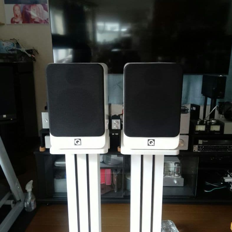 Q Acoustics concept20ホワイト ブックシェルフスピーカー
