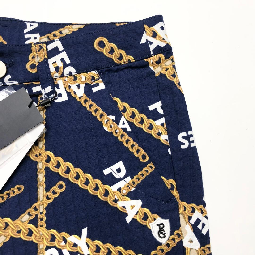 ○★新品未使用　PEARLY GATES　チェーン柄　ストレッチパンツ　2