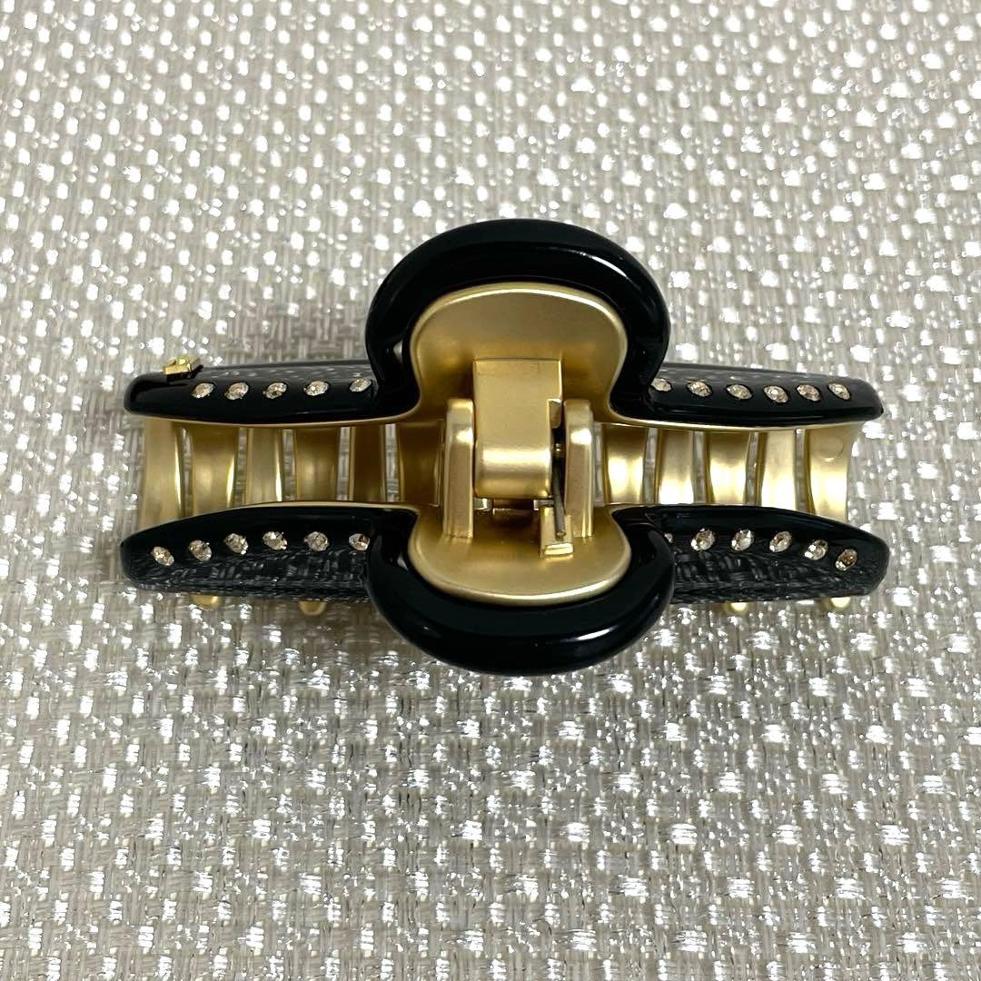 アレクサンドルドゥパリ　ヴァンドームクリップ Mサイズ　ゴールド　ブラック