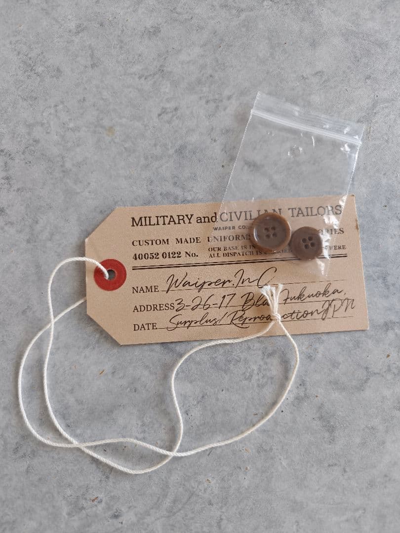 M-49 VENTILE CHINO TROUSER STRAIGHT　L