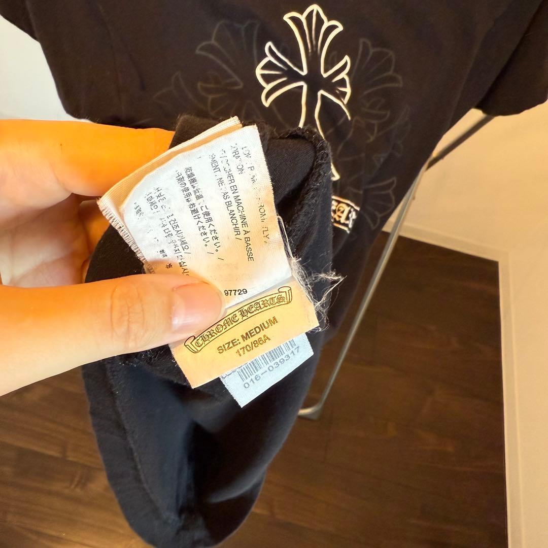 CHROME HEARTSクロムハーツ クロスバック ルーズネック Tシャツ M