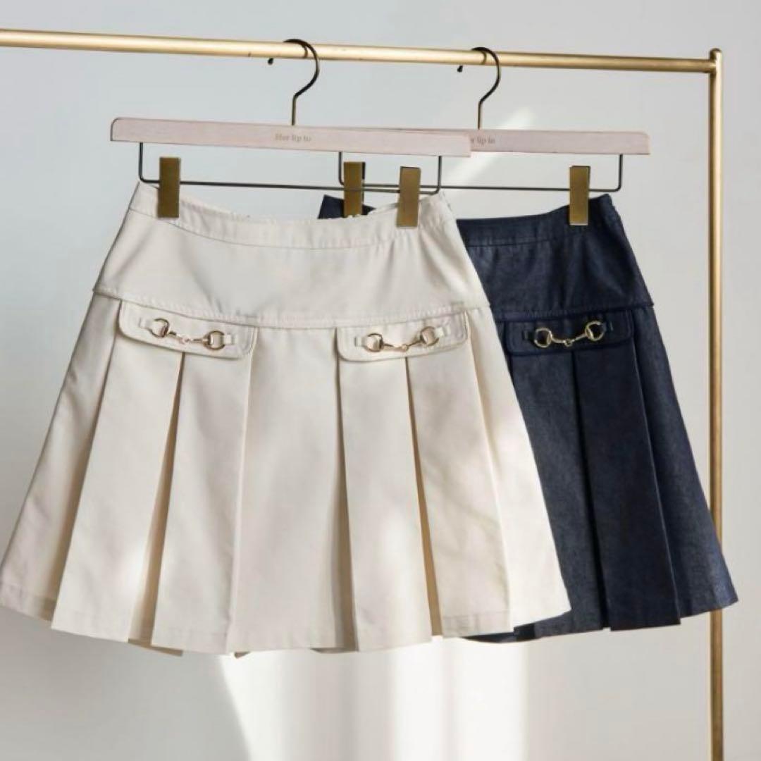 スカート herlipto Pleated Mini Skirt