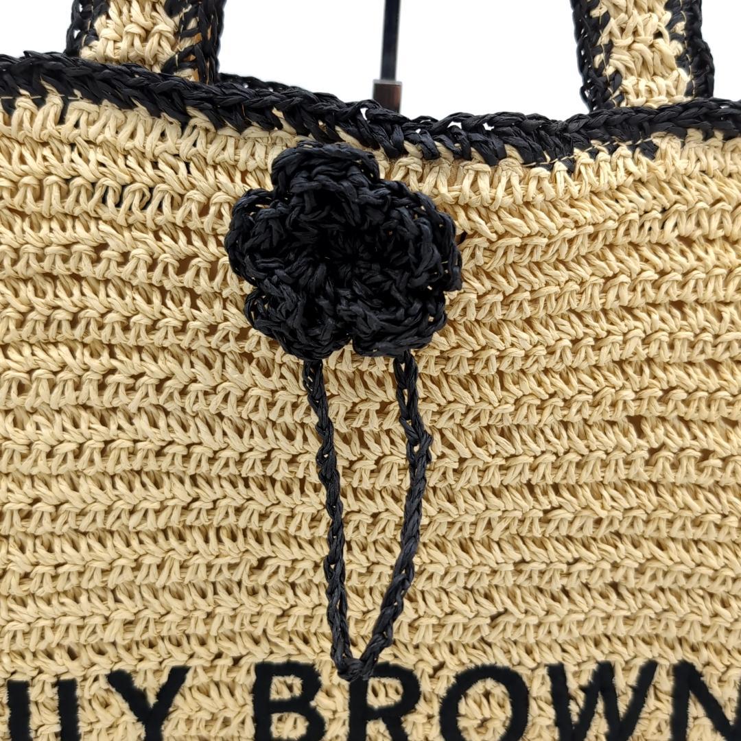 新品・未使用✨ リリーブラウン マリークアント 刺繍 かごバッグ 完売品 レア