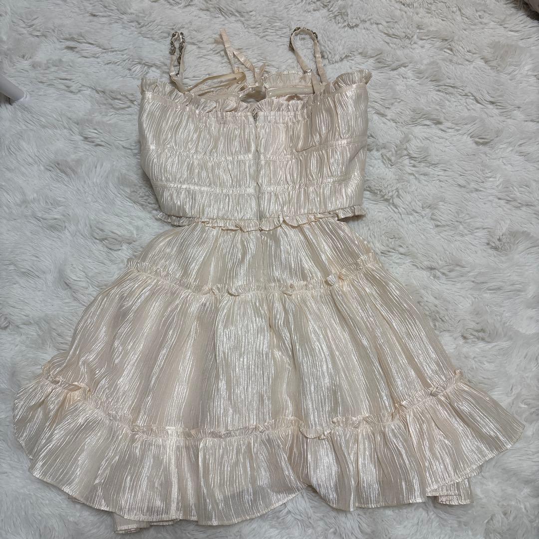 ROBE de FLEURS アイボリー XS 美品‼️