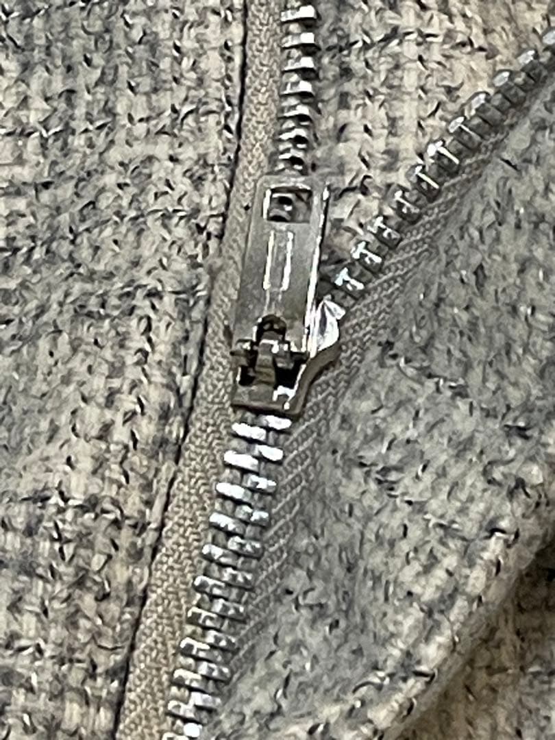 美品50sウールレーヨンスラックス　USA製　waldesジップ　両爪