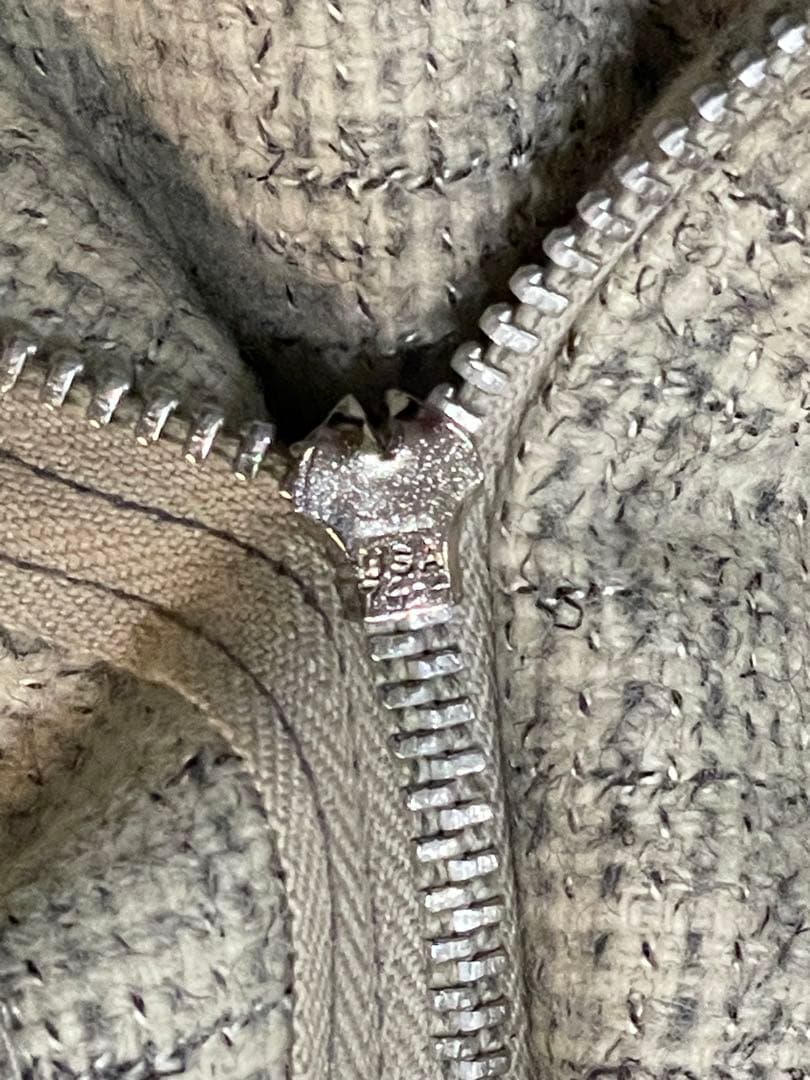 美品50sウールレーヨンスラックス　USA製　waldesジップ　両爪