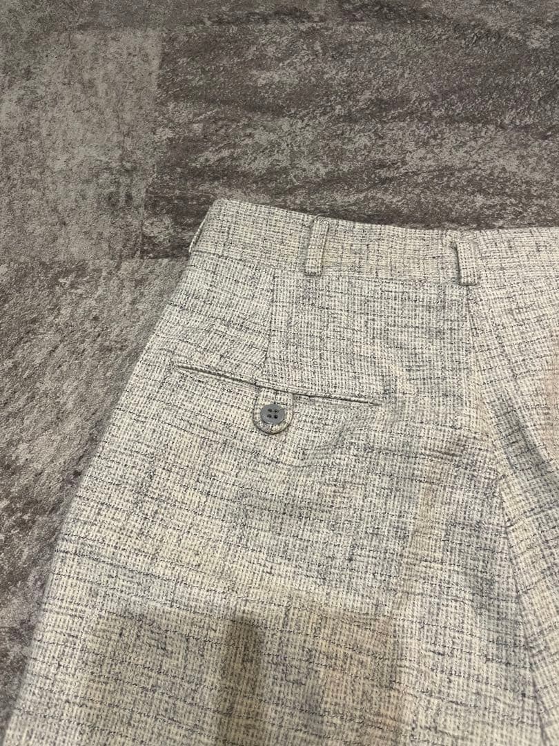 美品50sウールレーヨンスラックス　USA製　waldesジップ　両爪