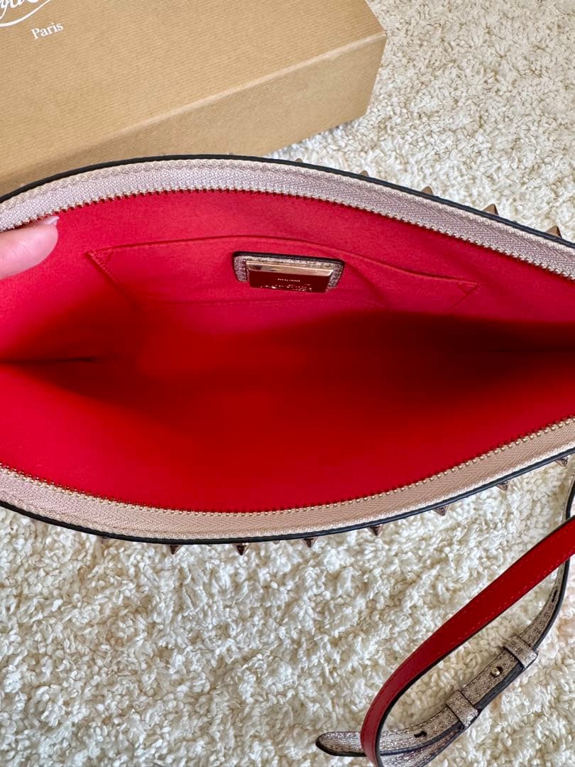 【美品】　Christian Louboutin ショルダークラッチバッグ