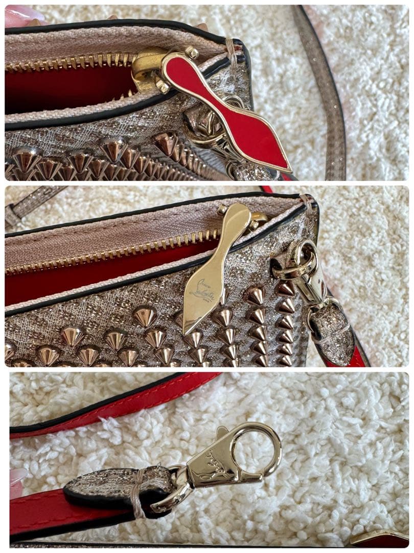 【美品】　Christian Louboutin ショルダークラッチバッグ