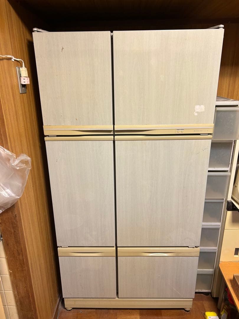 【1/31廃棄予定 直接引取歓迎】日立冷蔵庫 45XT 6ドア ホワイト
