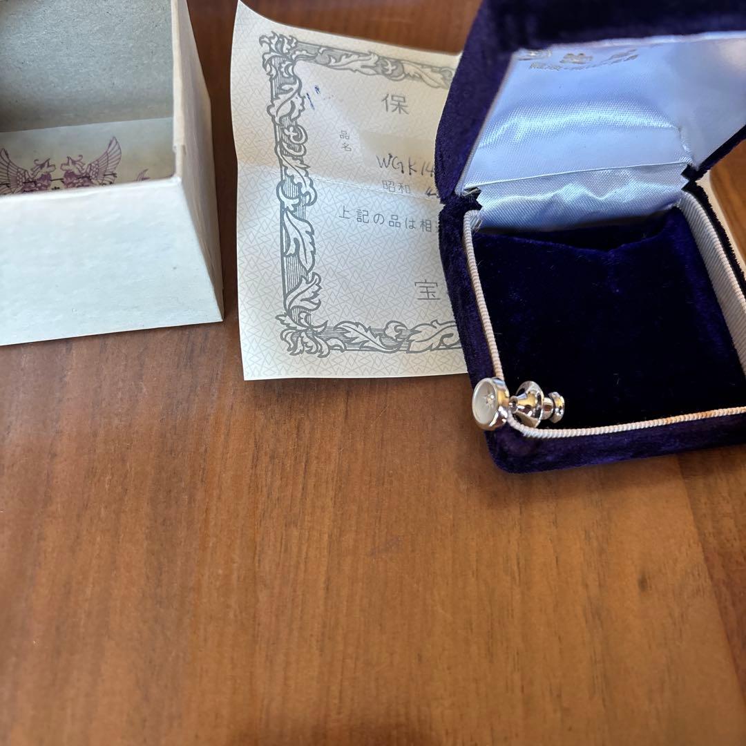 WGK14 ネクタイピン 保証書付き