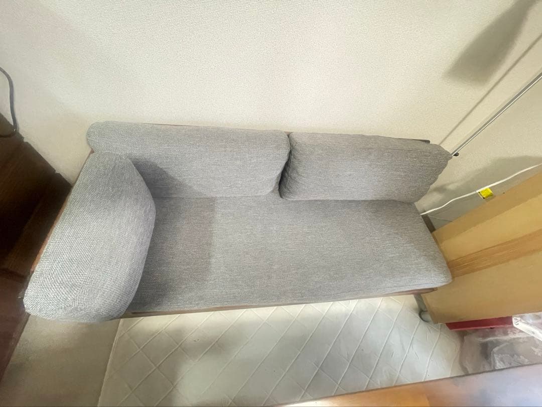 送料込み unico SWELLA ウニコ ベンチアームダイニングソファ 美品