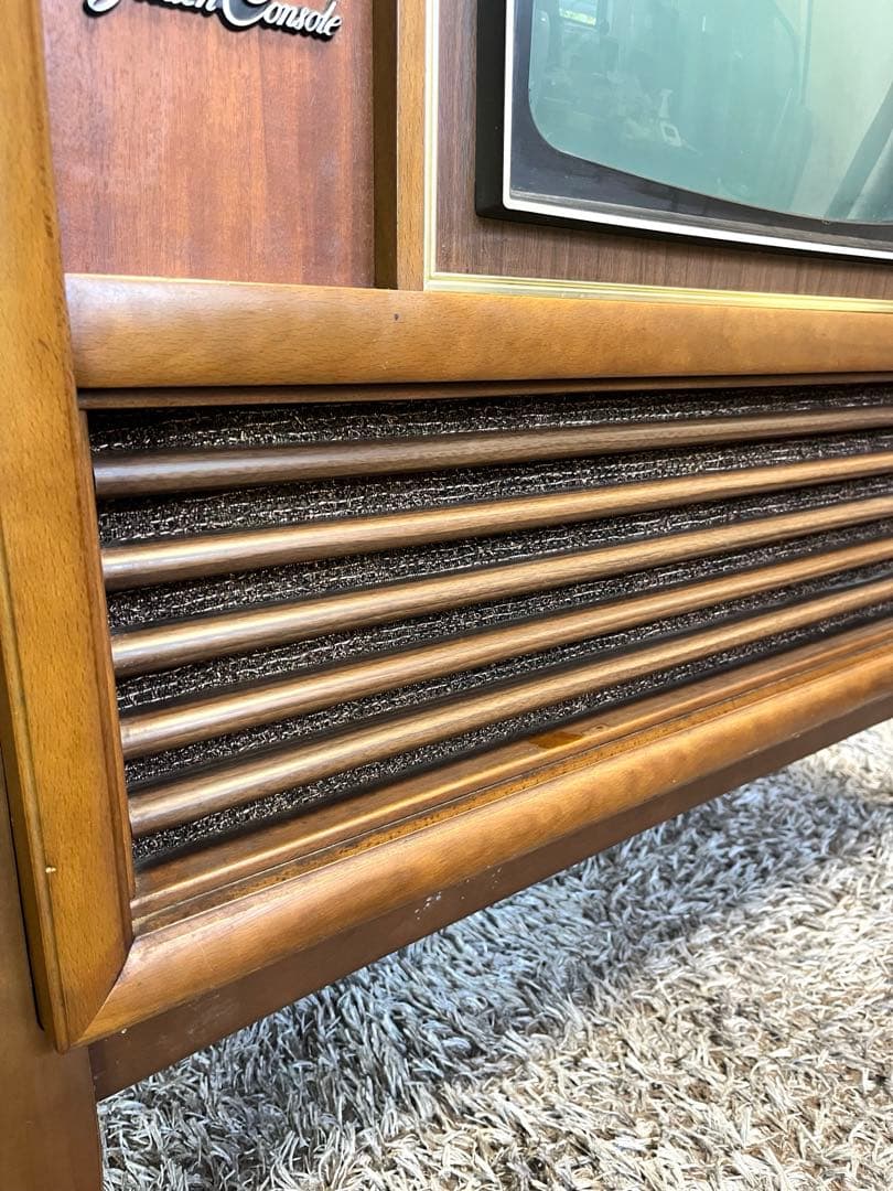 [送料無料　希少品] ナショナル　高級家具テレビ　TC-96W