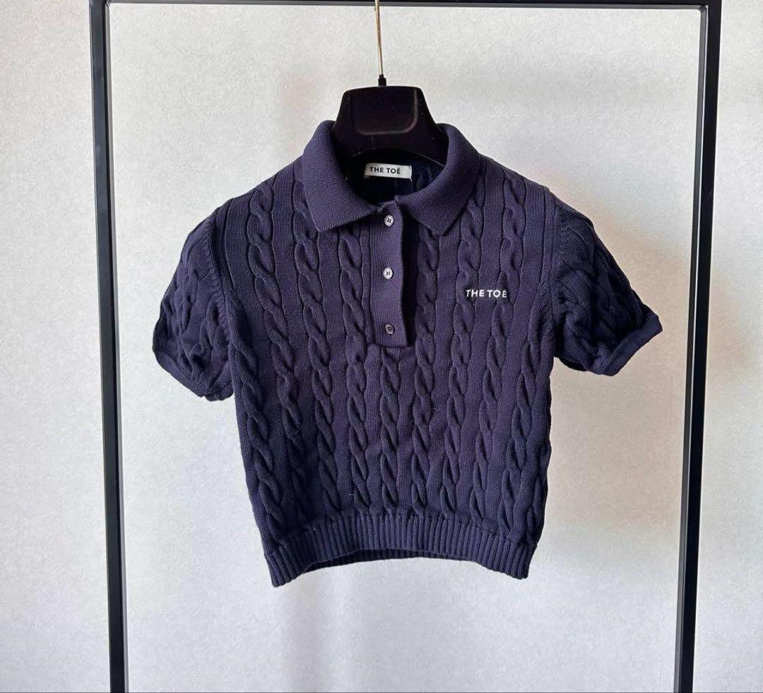 完売 The toe HERALD SHORT SLEEVE POLO KNIT
