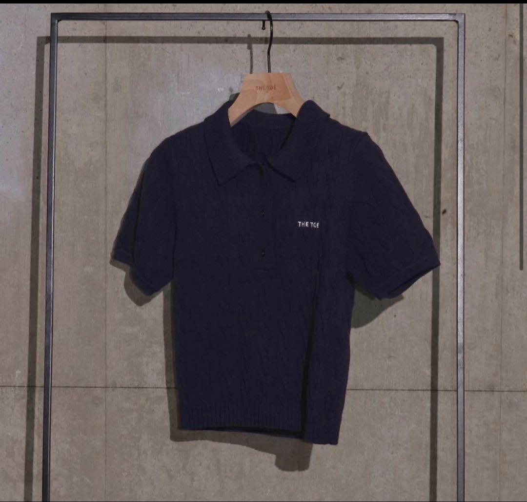 完売 The toe HERALD SHORT SLEEVE POLO KNIT