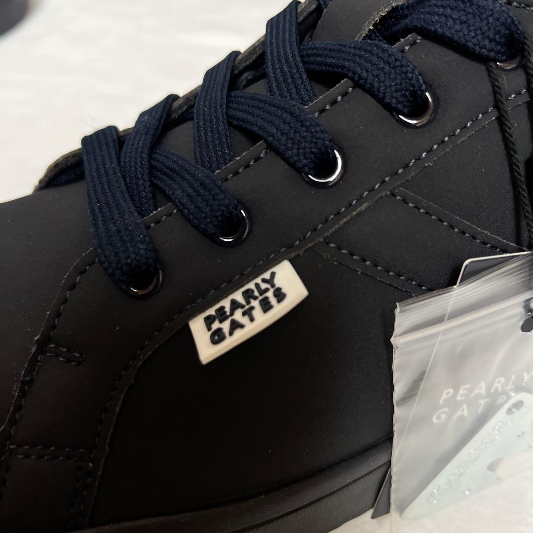 新品 PEARLY GATES ハイカット ゴルフシューズ 紺 26.5cm