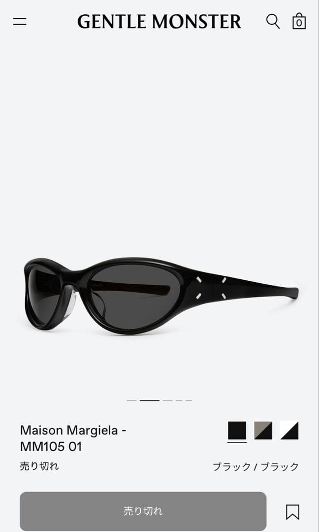早い者勝ち‼️GENTLEMONSTER MaisonMargiela MM105