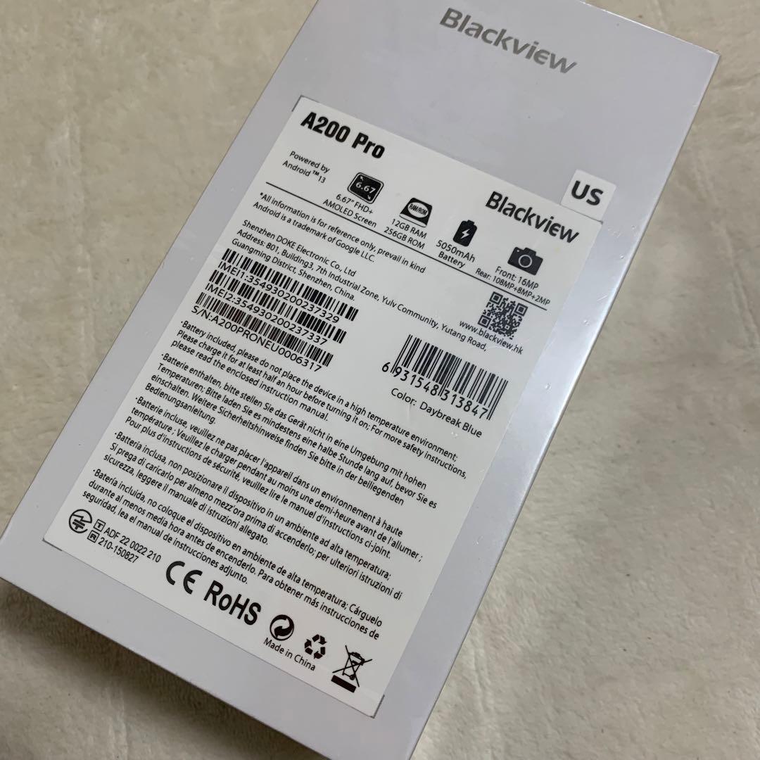 Blackview A200 Pro RAM12GB+256GB グローバル版