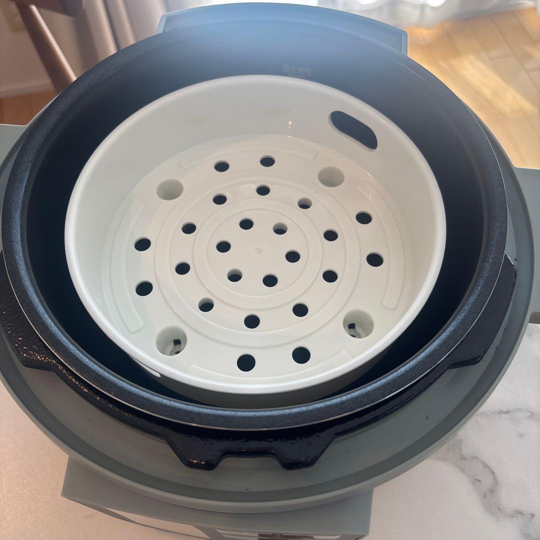 IRIS OHYAMA 電気圧力鍋 グリーン