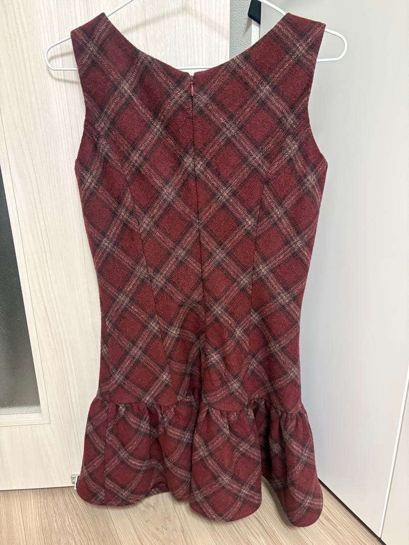 Darich タータンチェックノースリミニワンピース