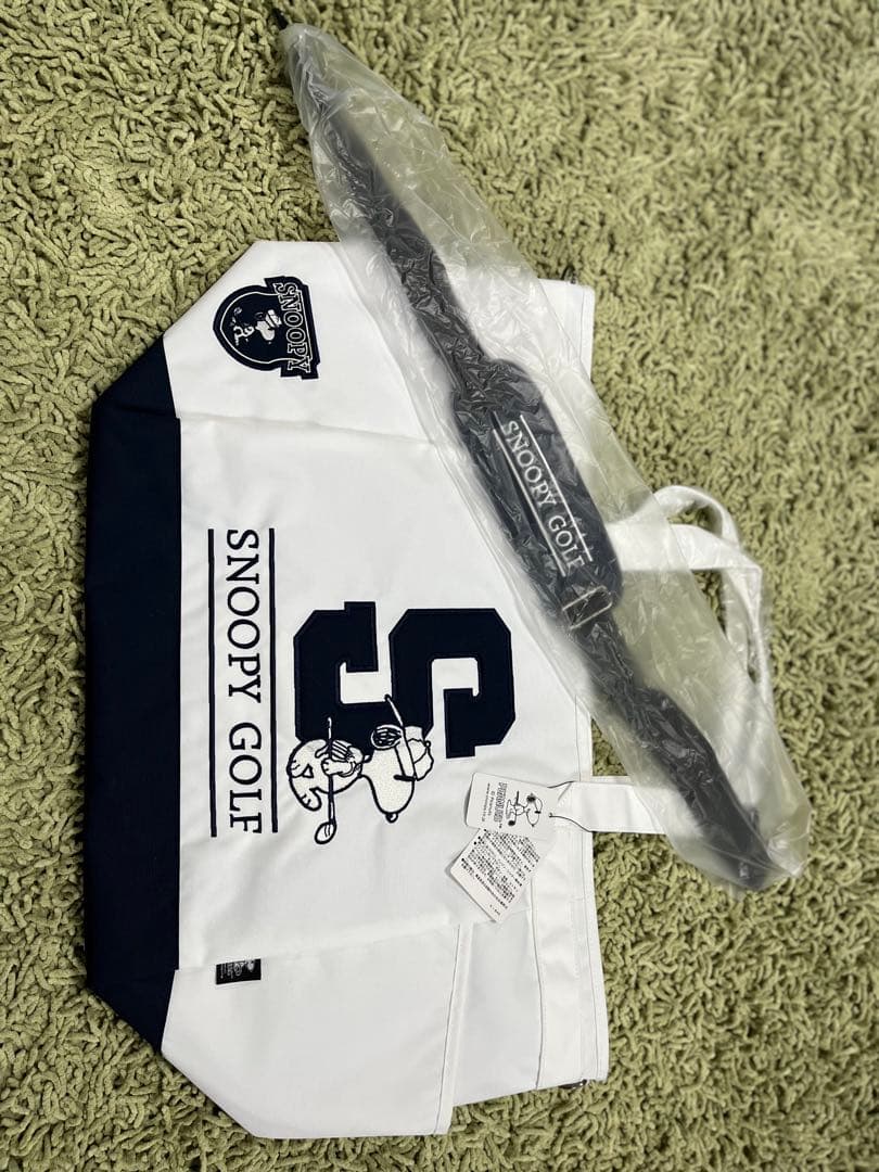 SNOOPY GOLF 大容量トートバッグ　新品タグ付き