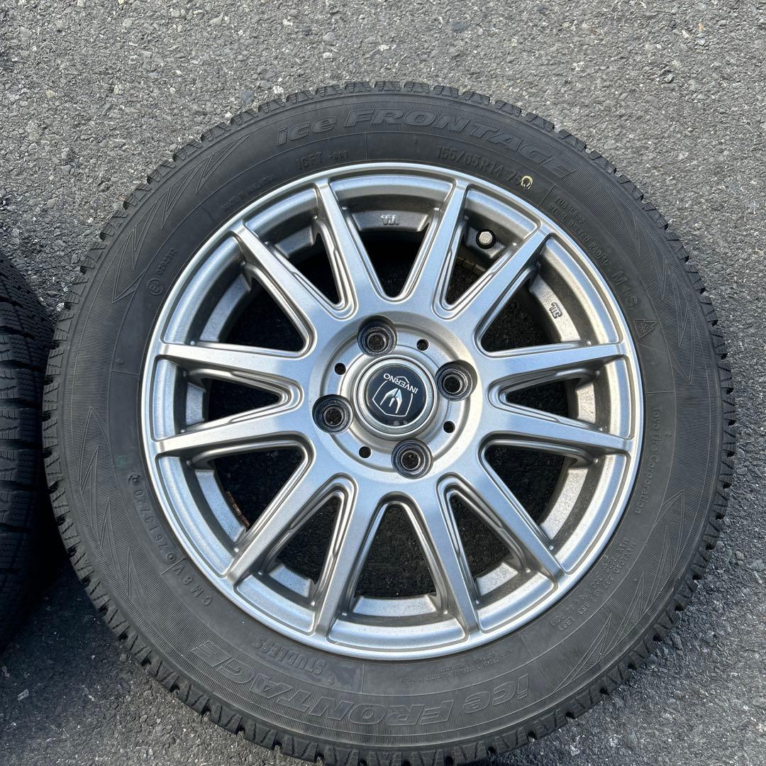 ice FRONTAGE 155/65R14 スタッドレス　シュレスタ