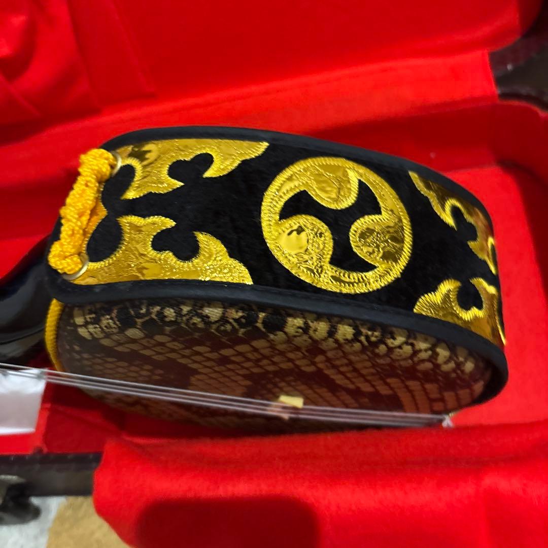 沖縄三味線　又吉　蛇革　ハードケース・鍵付