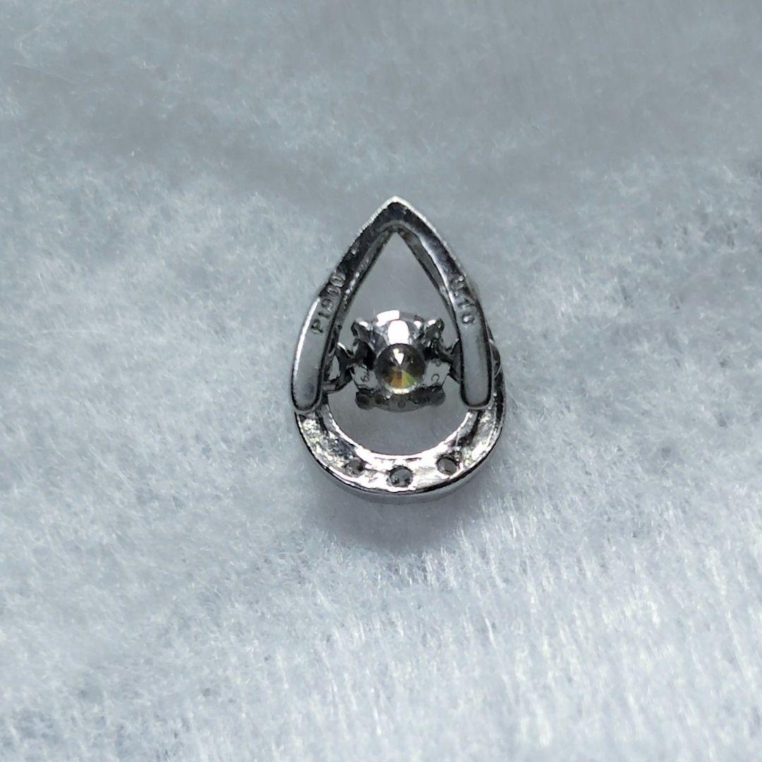 大特価☆PT900(プラチナ) ダイヤ ダンシングストーン ペンダントトップ