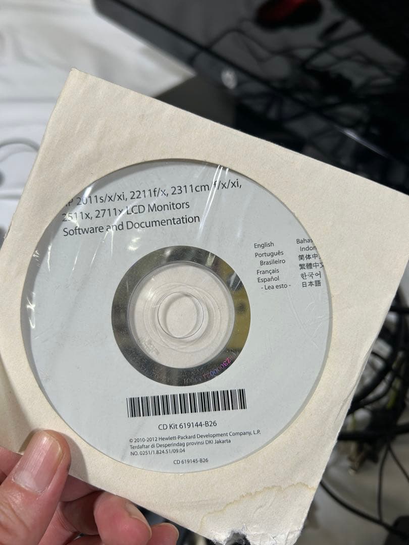 (A-086) HP Pavilion PC モニター キーボード付 Win10