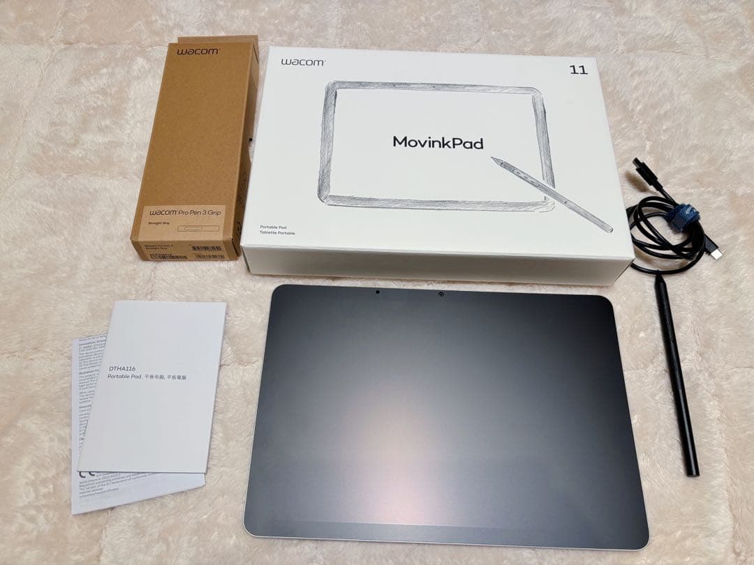 Wacom タブレット movinkpad 11 おまけグリップ付き