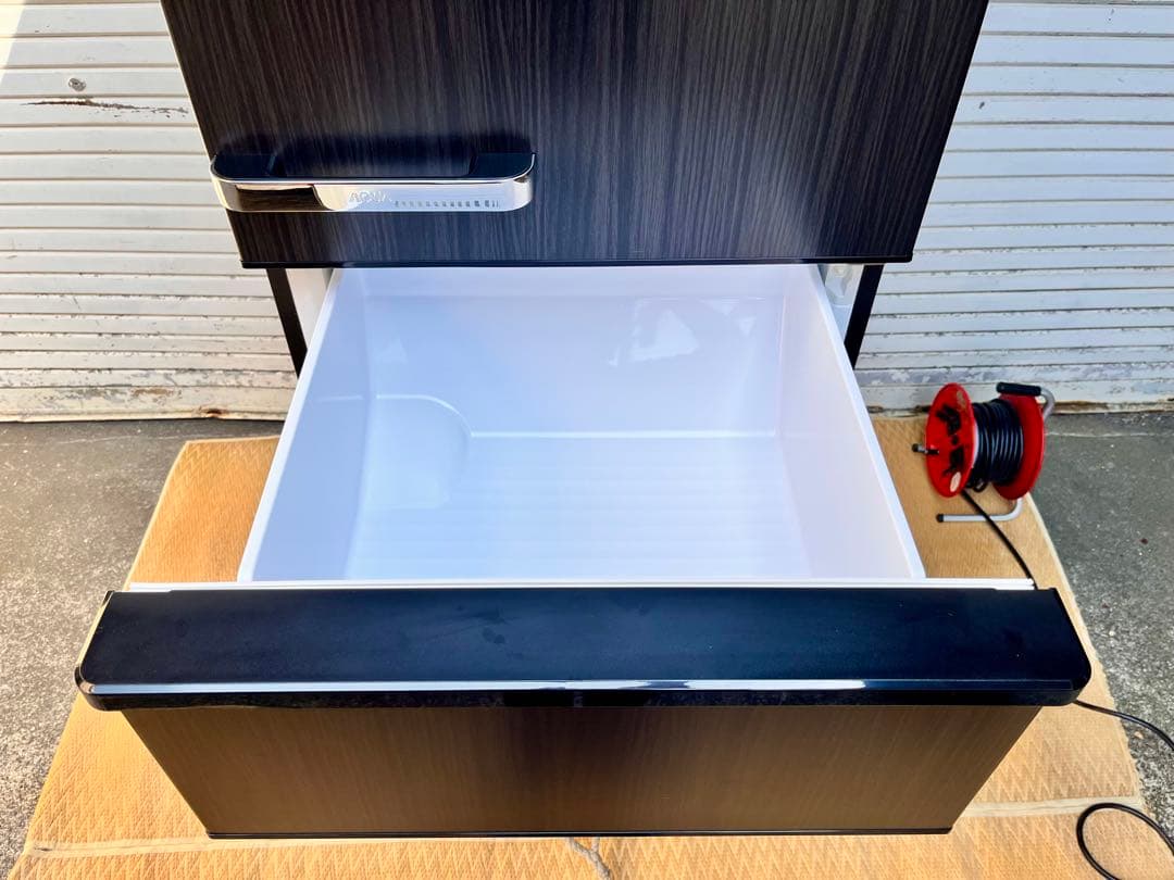 ① 23年製　AQUA ノンフロン冷凍冷蔵庫 AQR-V37P(K) 368L