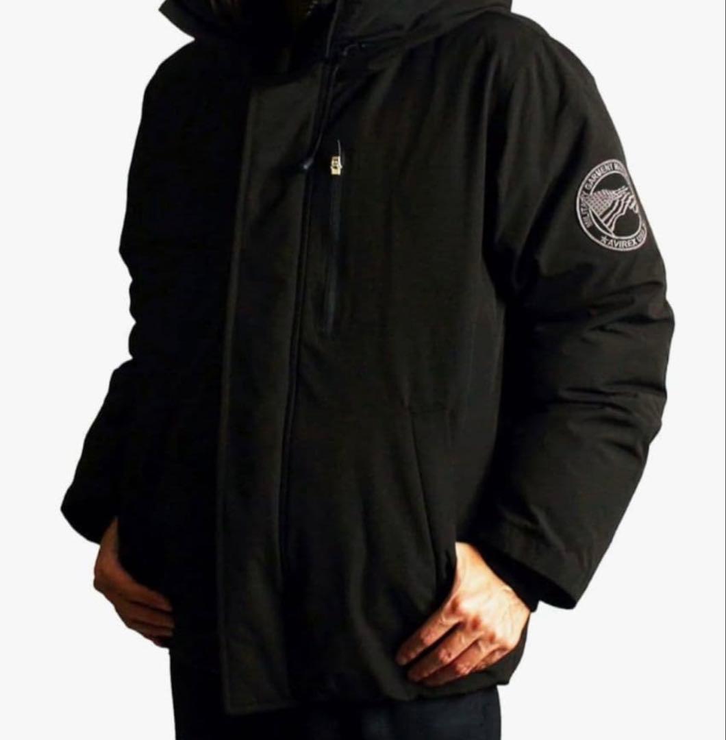 AVIREX USA ブラックダウンジャケット