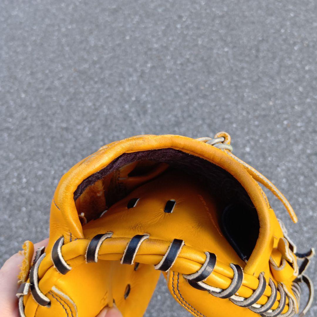 美品　 キャッチャーミット ハイゴールド 己極 Hi-GOLD　軟式野球