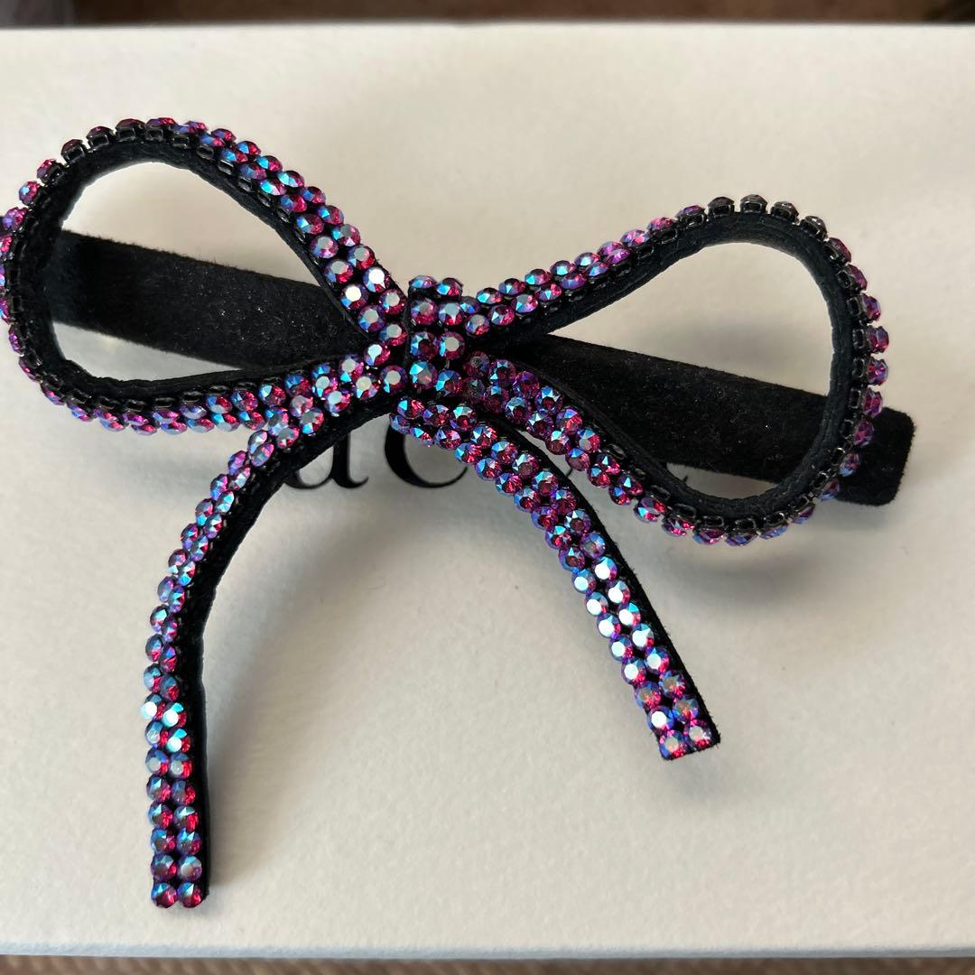 ACCA リボンバレッタアンジェラ　ピンク