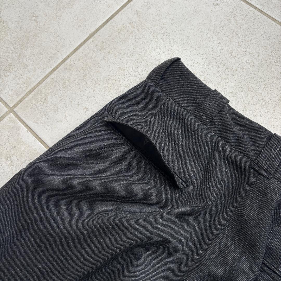 50sビンテージ ブラックウィップコード ウールワークパンツ フリスコパンツ