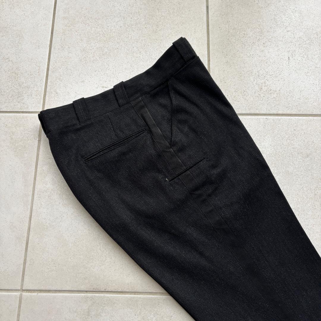 50sビンテージ ブラックウィップコード ウールワークパンツ フリスコパンツ