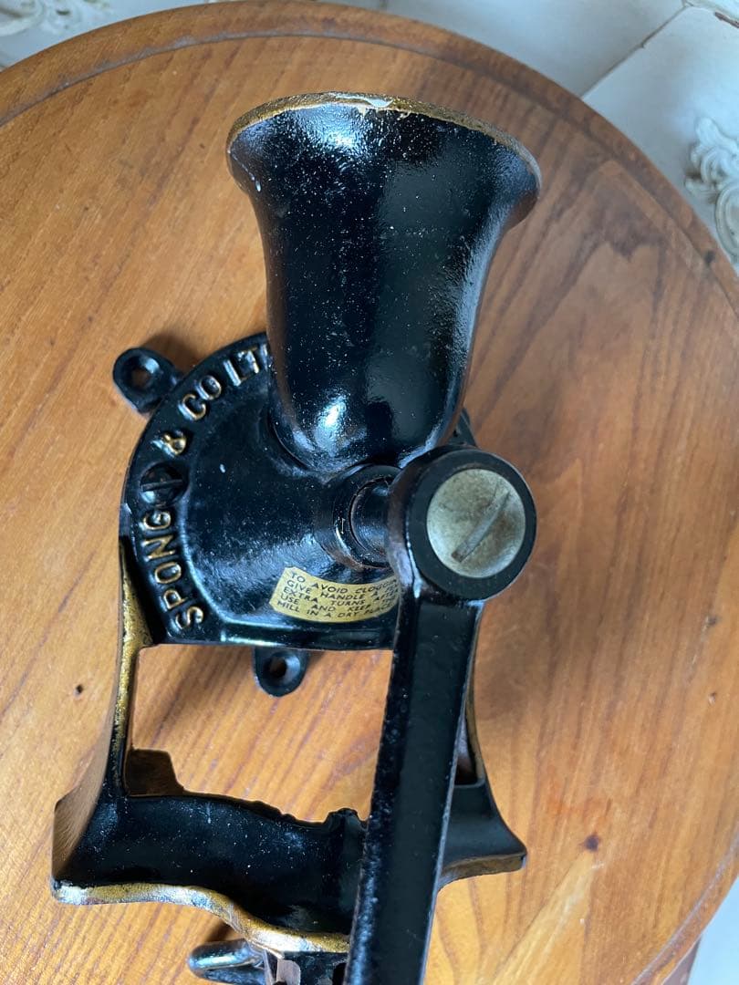 もも様専門イギリスアンティーク 壁掛け　コーヒー　ミル　グラインダー SPONG