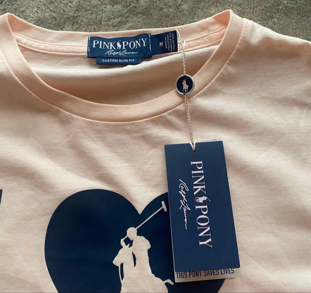 PINK PONY LOVE Tシャツ Mサイズ ピンク　ラルフローレン　ポロ
