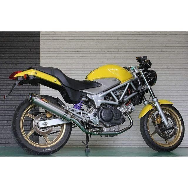 VTR250 MC33 FI 用 チタン マフラー メテオ リアルスピード