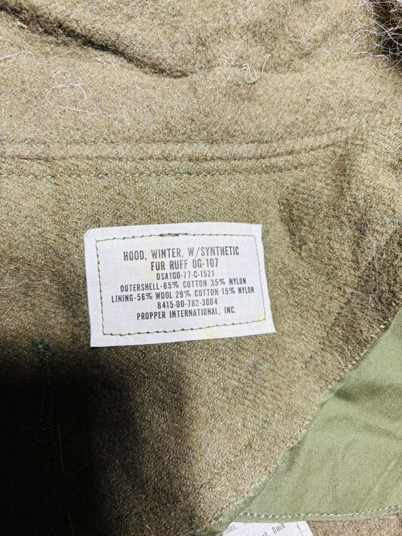 M-65 フィッシュテールパーカー フルセット ミディアム