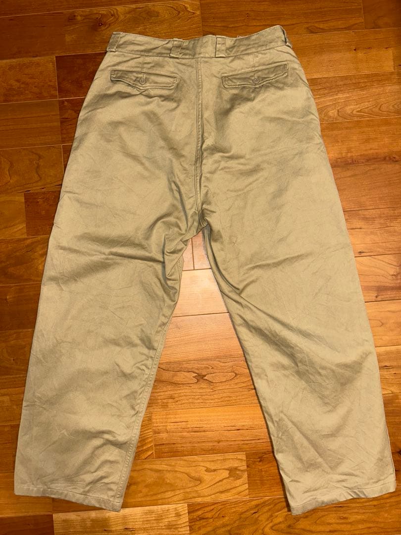 フランス軍 M-52 ヴィンテージパンツ チノ 実物 サイズ44