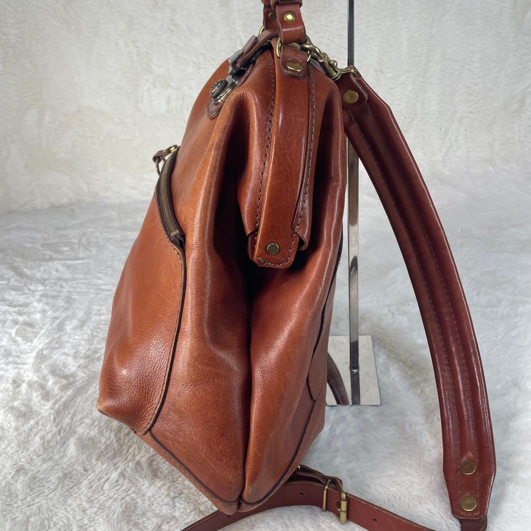 【美品】 HERZ ヘルツ わんぱくリュック レザー 本革