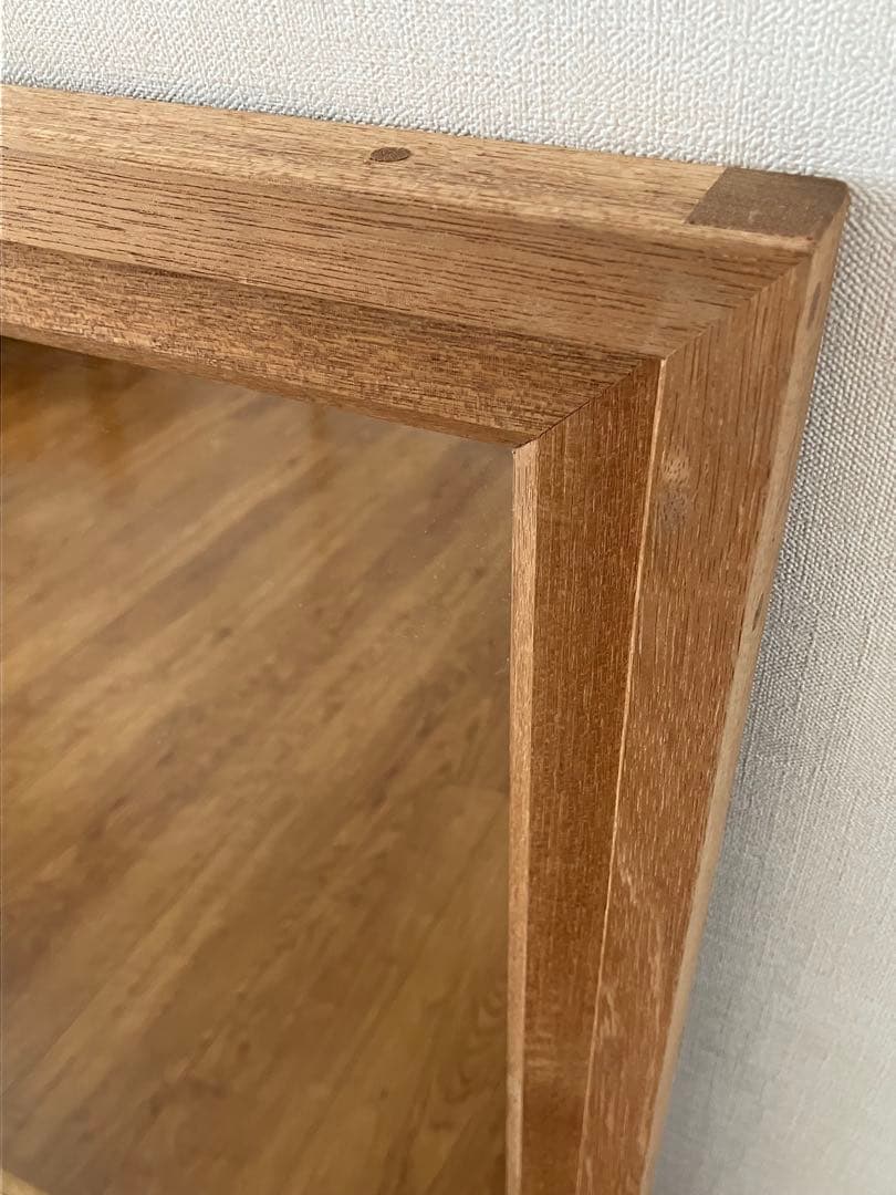 木製　鏡　立て掛け　ウォールミラー　姿見　大型