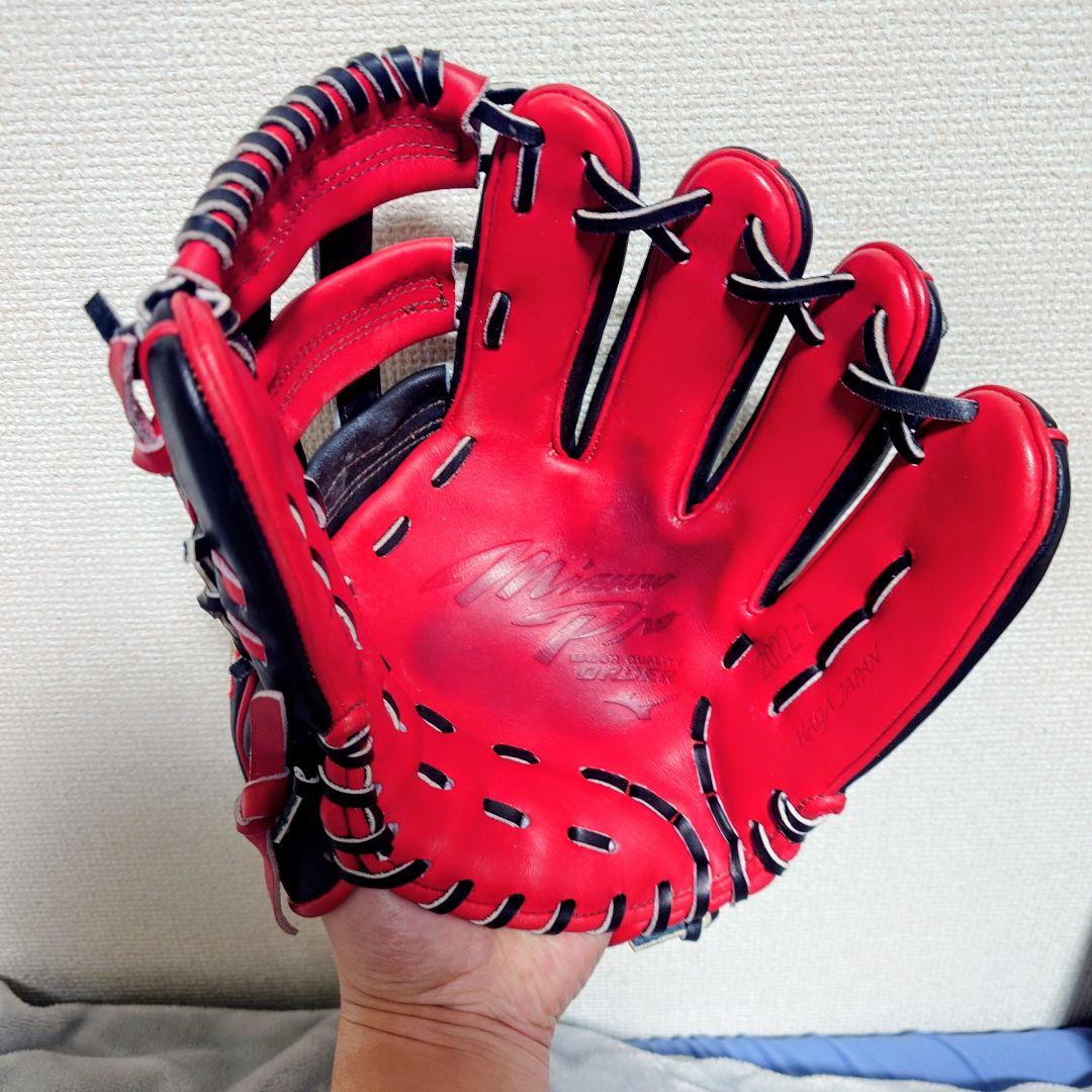 【前っちょ】ミズノプロ 軟式 内野手用 佐藤輝明モデル 日本製 オーダー