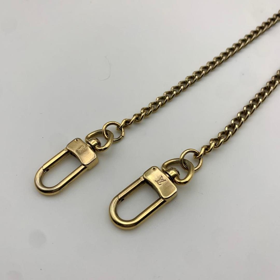 鑑定済み ルイヴィトン ウォレットチェーン ゴールド 金 アクセサリー 財布