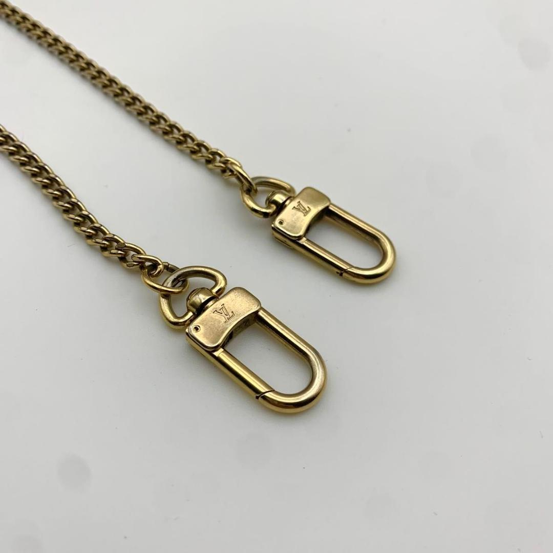 鑑定済み ルイヴィトン ウォレットチェーン ゴールド 金 アクセサリー 財布