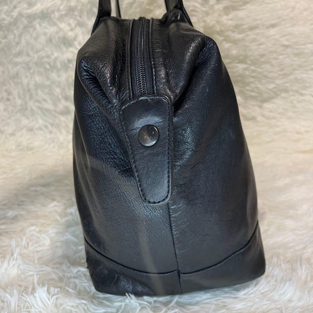 PORTER DONNEZ ボストンバッグ オールレザー 本革 大容量 ブラック