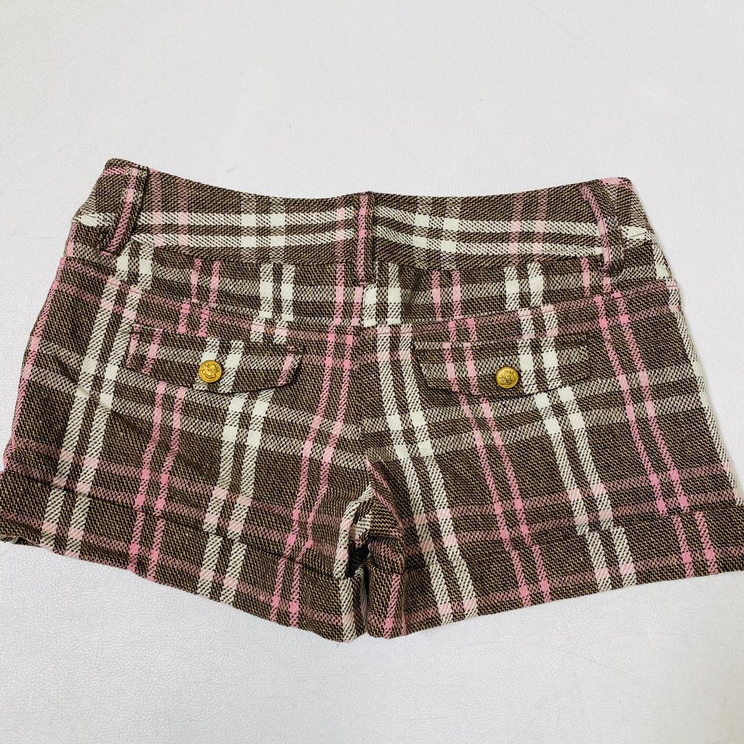 未使用 Y2K LIZ LISA リズリサ 金ボタン ショートパンツ 00s