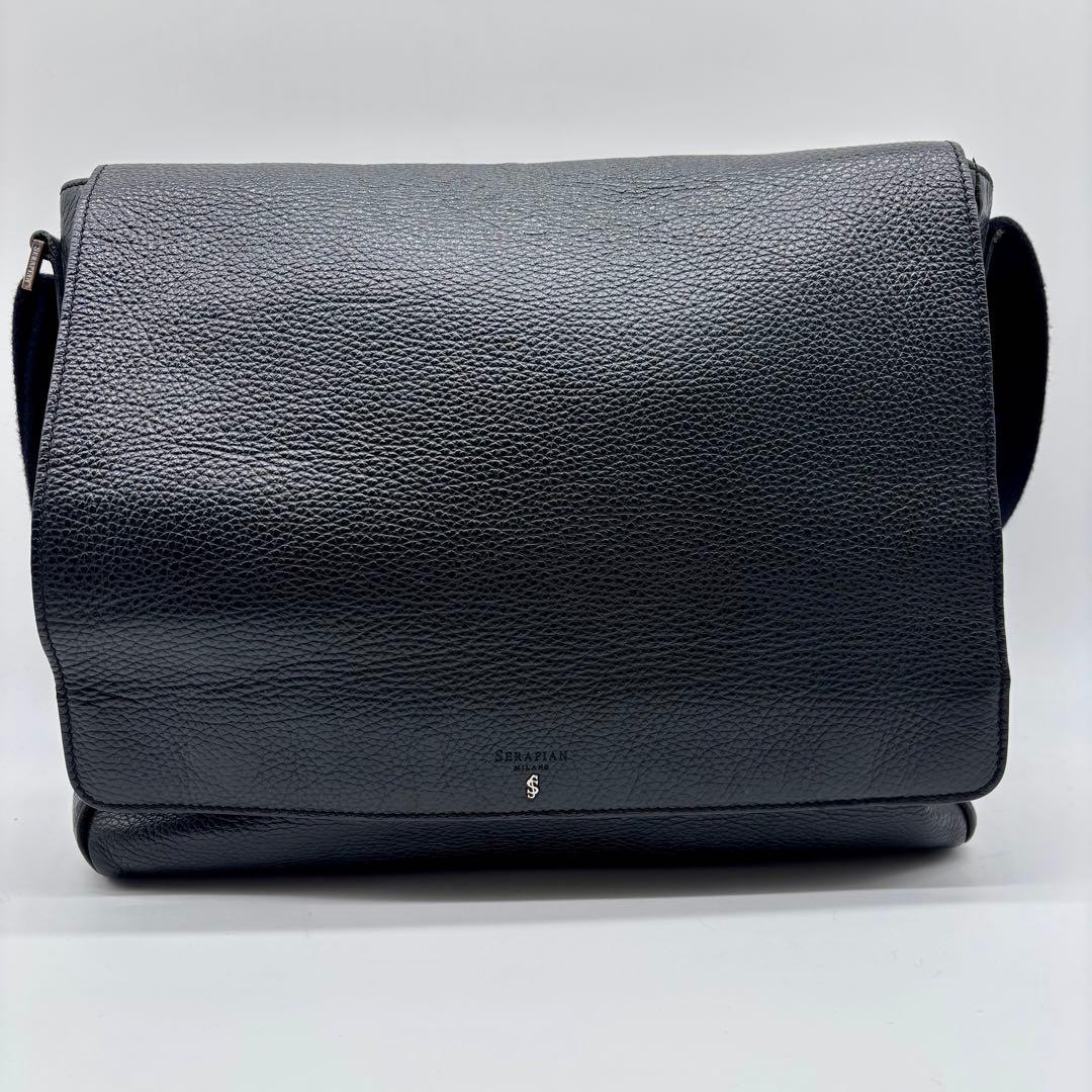 SERAPIAN セラピアン メッセンジャー バッグ ブラック ビジネス